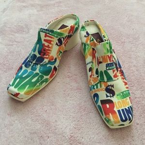 Text Print Shoes